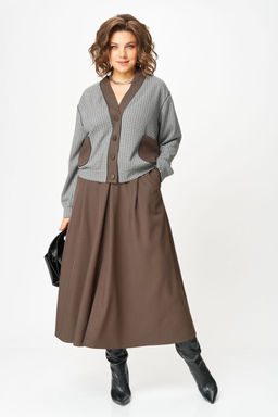 Костюм Aira Style 24131-1 шоколадный