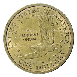 Монета 1 доллар 2000 года P США Сакагавея  Парящий Орел