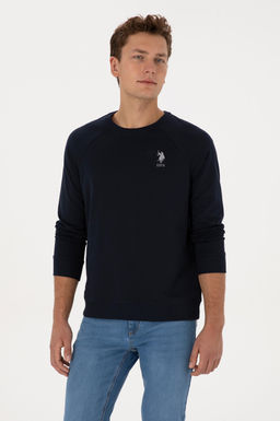 Erkek Lacivert Basic Sweatshirt - U.s. polo assn фото 3