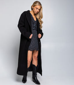 Пальто #ОБШ2850, чёрный