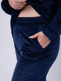 Костюм Велюр 5 тёмно-серый, велюр - Малина фото 53