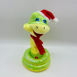 Мягкая игрушка Змея музыкальная в шапке и шарфе 26 см - Storyland фото 2