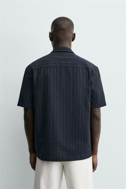 REGULAR FIT TEXTURED SHIRT - Zara фото 3