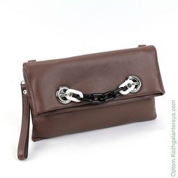 Женская кожаная сумка 73991 Хаки