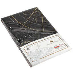 Пододеяльник Евростандарт на пуговицах Созвездие, черный 220х215см, бязь Комфорт 121г/м2, хлопок 100%, упаковка классическая ПВХ 28х41см, Домашняя мода (Россия)  фото 2