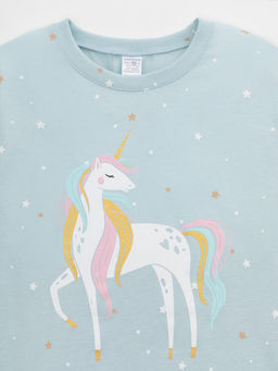 К 1637/зимнее небо,звездочки пижама дет