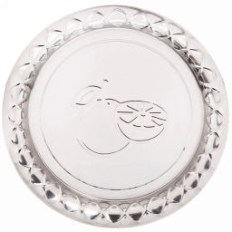 Цена за 3 шт. Поднос металлический "Лимоны" 28 см