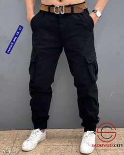 Джинсы мужские с накладными карманами