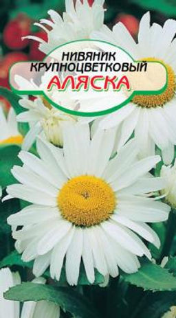 Нивяник Аляска Крупноцветковый 80см 0,3гр (ссс)