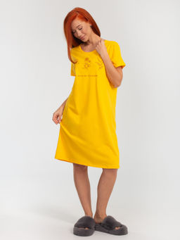 Платье женское кулирка "АСТРА" ЖЕЛТЫЙ