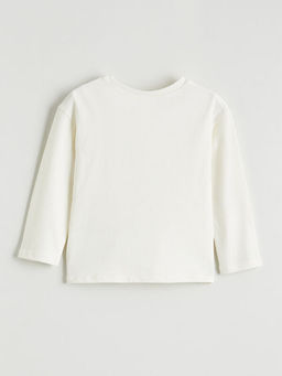 Bisiklet Yaka Fiyonk Detayl? K?z ?ocuk Ti??rt