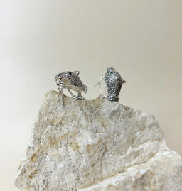 22-503187490 Серьги с итальянским замком