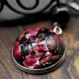 Серьги из муранского стекла RUBY DAWN LS2978