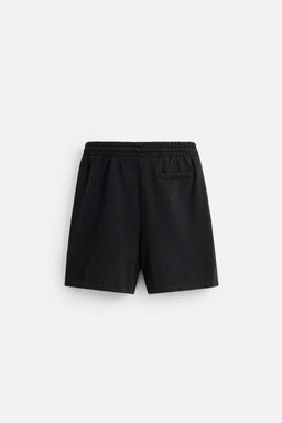 WASHED RELAXED FIT JOGGER BERMUDA SHORTS - Zara фото 7
