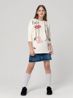 877Д Футболка детская " Экрю"