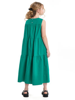 Платье Boho для девочки подростка UD 5169 изумрудный - Mini maxi фото 2