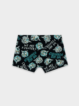 Цена за 2 штуки! Трусы для мальчиков черные с принтом робокоты - Mark formelle фото 2