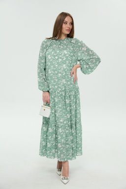 Платье NIKVA н1025-2 мята  фото 4