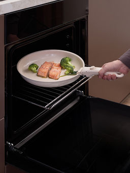 Набор посуды для приготовления со съемной ручкой smart ceramic, 7 предметов, цвета топленого молокатермо