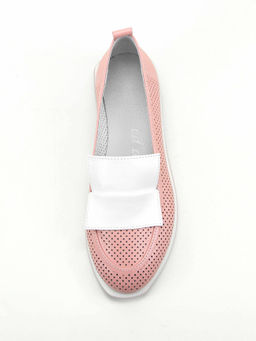 Лоферы EDART 118.р.Viсtoria be. розовый перфорация R - Ed'art фото 3