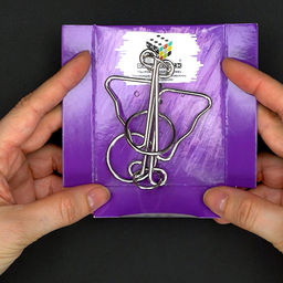 DELFBRICK DLM-47 Головоломка металлическая 1 шт Бабочка 6 элемент