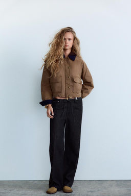 DENIM-EFFECT PYJAMA TROUSERS