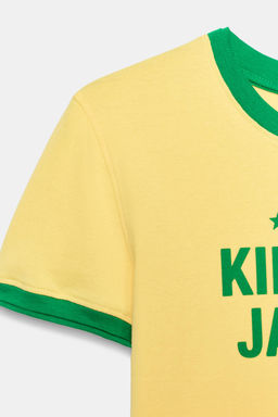 CAMISETA VIVOS TEXTO / Amarillo - Zara фото 6