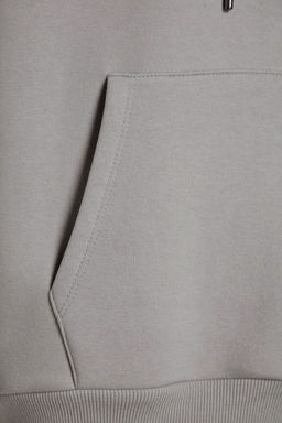 TRENDYOL MAN Premium Gri Oversize/Genis Kesim Ici Polar/S?cak Tutan Kapusonlu Sweatshirt TMNAW24SW00186 - Trendyolmilla фото 15
