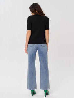 Футболка женская 1231152001 black - Eleganzza фото 4