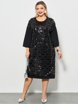 Платье 0125-8а чёрный кристалл - Aquarell фото 4