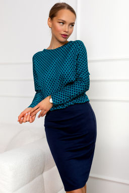 Платье Open Style 6034 синий