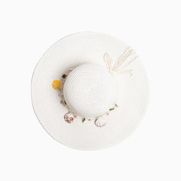 Шляпа женская MINAKU Ocean, размер 56-58, цвет белый  фото 2