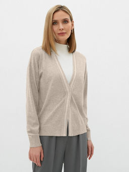 Conso/KCS 220719 - cappuccino Кардиган Женский