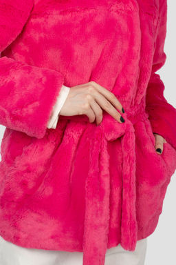 Пальто женское демисезонное (пояс) - El podio фото 9