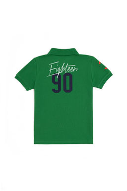 U. S. Polo Assn / Зеленая футболка с воротником-поло для мальчика - U.s. polo assn фото 6