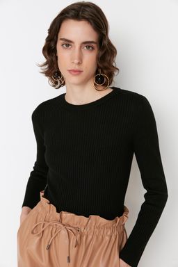 Siyah-Cok Renkli Ikili Paket Triko Kazak TWOAW22KZ1766