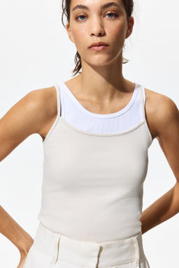 Top de tirantes en microfibra - H&m фото 7