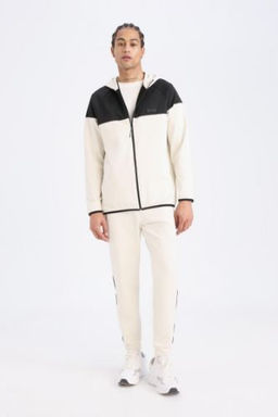 DeFactoFit Standart Fit Jogger Esofman Alt? Skuba Dalg?c Kumas Sporcu Beli Lastikli