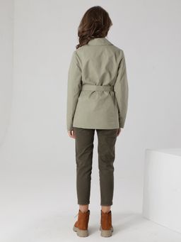 23136 Ветровка на подкладке св.оливковый - Dizzyway фото 4