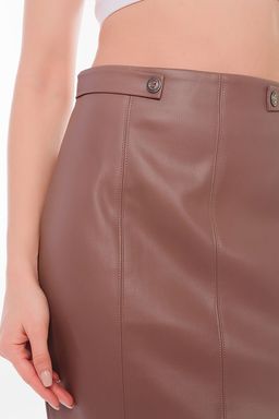 NOBBY, Юбка Ю4500-2 (кофе) (эко-кожа)  фото 9