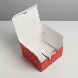 Цена за 2 шт. Коробка подарочная новогодняя складная «С Новым годом», 15×15×7 см