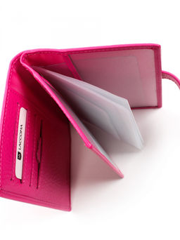 LACCOMA обложка для авто документов LA-3090-фуксия натуральная кожа  фото 6