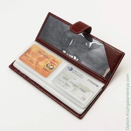 Женская кожаная визитница Sergio Valentini СВ 8122-075  фото 7