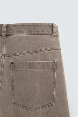 LIMITED EDITION RELAXED FIT TROUSERS WITH STUDS - Zara фото 11