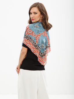 Платок жен. виск+шелк 100х100 LBL34-068-16