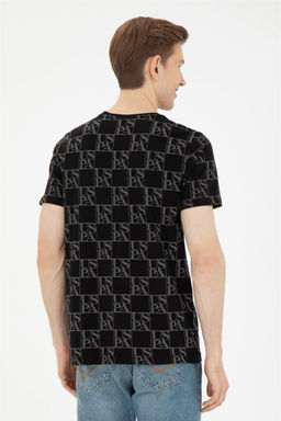 Мужская черная футболка - U.s. polo assn фото 5