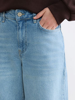 Wideleg Kad?n Jean Pantolon