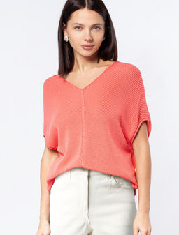 Джемпер из гладкой вискозы с лиоцеллом