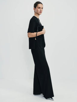 Широкие брюки с люрексом / Zarina