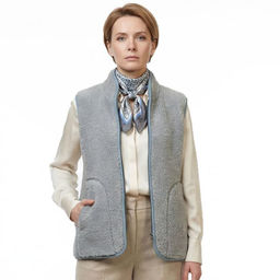 Жилет арт.1213-04/мол. ВЕГА Гриджио
